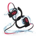 Mpow Flame 1 Bluetooth Headphones Sport IPX7 Waterproof Wireless Sport Earbuds, Richer Bass HiFi Stereo In-Ear Earphones, 7-9 Hrs Playback - Red