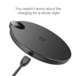 Baseus LCD Display Wireless Qi Charger 5w-7.5w-10w - Black - Image 3