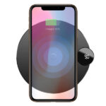 Baseus LCD Display Wireless Qi Charger 5w-7.5w-10w - Black - Image 4