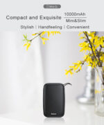 Baseus Mini Q Power Bank 10000 mAh [PPALL-BXQ01]- Black - Image 5