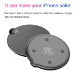 Baseus LCD Display Wireless Qi Charger 5w-7.5w-10w - Black - Image 6