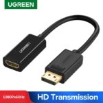 Ugreen Display Port Male To HDMI Female Converter 1080P 60Hz [40362]