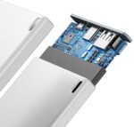 Baseus PPALL-QK21 Choc Series 10000 mAh Power Bank - White/Grey - Image 5