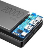 Baseus PPJAN-B01 Mini JA Series 20000 mAh 3 Ampere Fast charge Power Bank - Black - Image 5