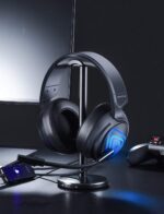 Mpow EG8 Wired Gaming Headphones With Noise Cancelling Mic USB Port/3.5mm Aux Port 2.2m/7.2ft Cable For PS4 Mac Laptop Xbox One [BH318A] - Black - Image 4