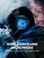Mpow EG8 Wired Gaming Headphones With Noise Cancelling Mic USB Port/3.5mm Aux Port 2.2m/7.2ft Cable For PS4 Mac Laptop Xbox One [BH318A] - Black - Image 6