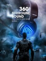 Mpow EG8 Wired Gaming Headphones With Noise Cancelling Mic USB Port/3.5mm Aux Port 2.2m/7.2ft Cable For PS4 Mac Laptop Xbox One [BH318A] - Black - Image 8