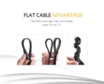 UGREEN HDMI VERSION 2.0 FLAT CABLE (4K*30HZ) BLACK - [50821-TH] 5 METERS - Image 5