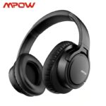 Mpow H7 Bluetooth Headphones Over Ear, Comfortable Wireless Headphones, Rechargeable HiFi Stereo Headset, w/Wired Mode, CVC6.0 Microphone - Black