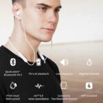 Edifier W200BT SE Bluetooth 5.0 in-Ear Sports Earphones, 7 Hours Playback,IPX5 Sweat and Water Resistant, CVC Noise Suppression, Multi-Point Support - Black - Image 2