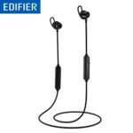 Edifier W200BT SE Bluetooth 5.0 in-Ear Sports Earphones, 7 Hours Playback,IPX5 Sweat and Water Resistant, CVC Noise Suppression, Multi-Point Support - Black