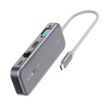 BlitzWolf BW-TH8 11 in 1 USB C Data Hub Type C 100W PD USB3.0 SD TF Card Reader 3.5mm Audio 4K HDMI VGA 1000M RJ45 for Laptop - Image 2