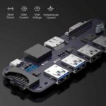BlitzWolf BW-TH8 11 in 1 USB C Data Hub Type C 100W PD USB3.0 SD TF Card Reader 3.5mm Audio 4K HDMI VGA 1000M RJ45 for Laptop - Image 5