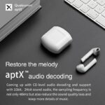 EDIFIER TWS200 TWS Earbuds Qualcomm aptX Wireless earphone Bluetooth 5.0 cVc Dual MIC Noise cancelling up to 24h playback time - Black - Image 8
