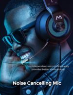 Mpow EG3 Pro - Over Ear Gaming Headset with 7.1 Surround Sound, Compatible with PC,PS4,Xbox One,Nintendo Switch, LED Light, Noise Cancelling Mic & Soft Memory Earmuff [BH357A] - Black - Aux Pin Version - Image 6
