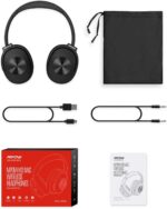 Mpow H12 Bluetooth ANC Headphone Hybrid Active Noise Canceling Wireless Headphones HiFi Sound Deep Bass 30H Playtime - Image 9