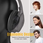 Mpow H17 Active Noise Cancelling Headphones, 45 Hours of Playing, Bluetooth Headphones with Fast Charging, Hi-Fi Sound, Bluetooth Headset with Microphone for TV/Mobile/PC - Image 5