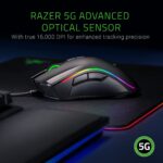 Razer Mamba Elite Wired Gaming Mouse: 16,000 DPI Optical Sensor - Chroma RGB Lighting - 9 Programmable Buttons - Mechanical Switches - Image 6