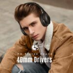 Mpow H17 Active Noise Cancelling Headphones, 45 Hours of Playing, Bluetooth Headphones with Fast Charging, Hi-Fi Sound, Bluetooth Headset with Microphone for TV/Mobile/PC - Image 7