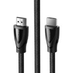 UGREEN 8K 60Hz HDMI 2.1 Nylon Braided Cable Ultra High Speed 48Gbps 4K 120Hz -HDR 10 eARC [80404] - 3M