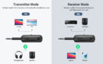 UGREEN Bluetooth 5.0 Transmitter and Receiver 2 in 1 Wireless 3.5mm Bluetooth Adapter, Dual Devices Simultaneously - Black - Image 9