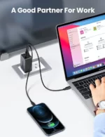 UGREEN 65W USB C Wall Charger - 3 Port GaN PD PPS Super Fast Charger Multiport Power Adapter - EU Plug - Image 2