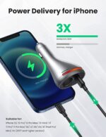 UGREEN Car Cigarette Lighter Splitter 84W - USB Car Phone Charger PD Charging, Cigarette Lighter Adapter 12V/24V. - Image 7