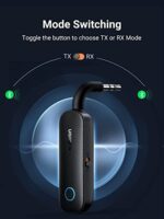 UGREEN Bluetooth 5.0 Transmitter and Receiver 2 in 1 Wireless 3.5mm Bluetooth Adapter, Dual Devices Simultaneously - Black - Image 3