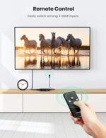 UGREEN HDMI Switch 3 in 1 Out 4K HDMI Switcher Splitter, HDMI Switch Box Hub with Remote Supports 4K 30Hz HD 3D 1080P, Monitor Switch. - Image 4