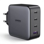 UGREEN 100W Gan Charger USB C - 4 Port GaN PD Fast Charger USB-C Power Adapter - EU Plug