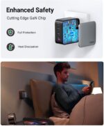 UGREEN 100W Gan Charger USB C - 4 Port GaN PD Fast Charger USB-C Power Adapter - EU Plug - Image 8