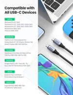 UGREEN USB-C to USB-C Cable 100W Power Delivery USB C 3.1 Gen 2 10Gbps 4K Video – 1M - Image 7