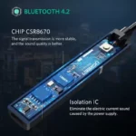 UGREEN Bluetooth 5.0 Transmitter and Receiver 2 in 1 Wireless 3.5mm Bluetooth Adapter, Dual Devices Simultaneously - Black - Image 6