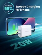 UGREEN USB C PD 20W Wall Charger white - US plug - Image 4